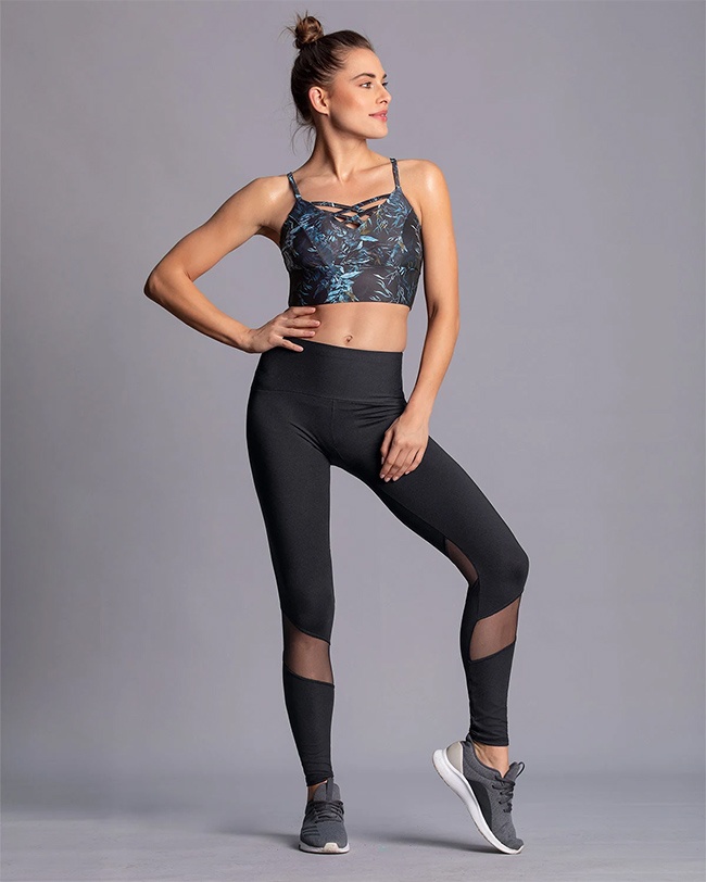Leggings moldeadores con transparencia de Leonisa • Ropa Interior Pareja