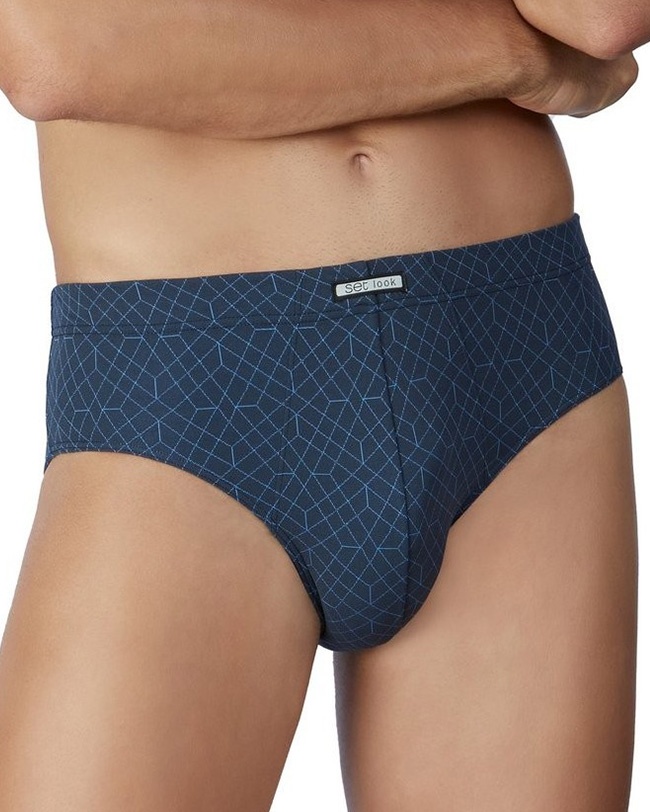 Calzoncillo Slip de hombre Set mod.13511 Geométrico • Ropa Interior Pareja