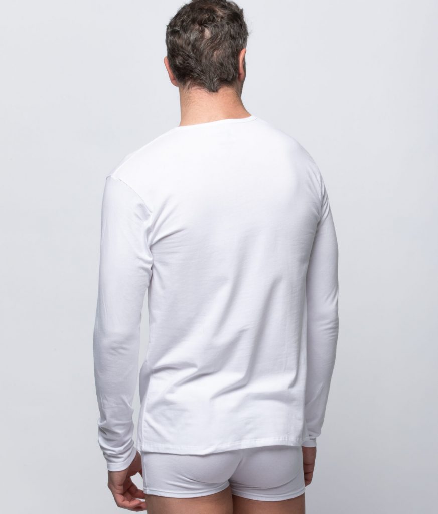 calentador de esquí de invierno S M L XL XXL térmico Camiseta térmica de manga larga para hombre ropa interior cálida de algodón