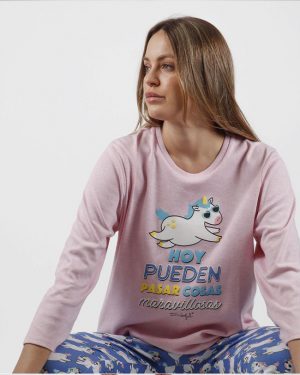 pijama unicornio mujer mr.wonderful