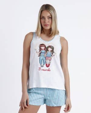 pijama estampado muñeca mujer